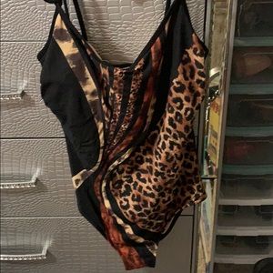 Carol Wior swimsuit Animal